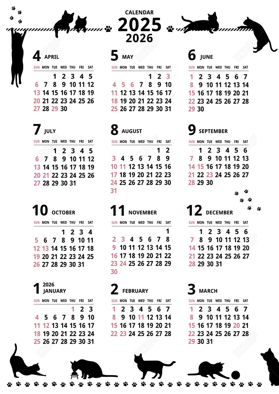 April Vertical Calendar 2026 April Vertical Calendar 2026