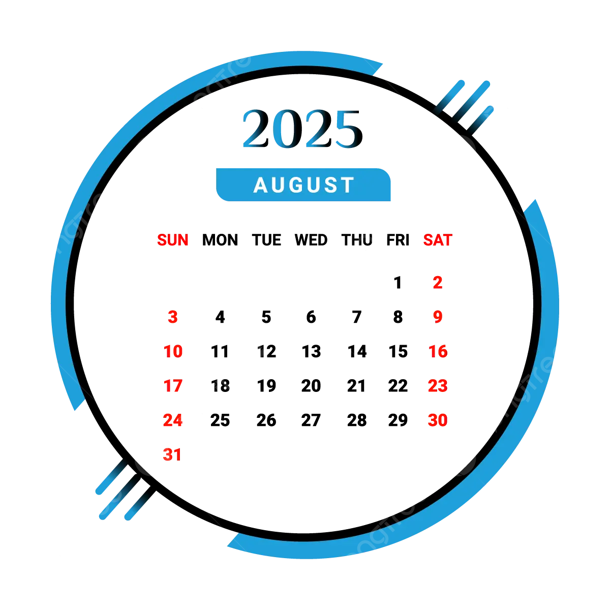 2025 August Month Calendar With Skyblue And Black Vector Monthly Calendar Calendar August 2025 PNG And Vector With Transparent Background For Free Download 2025 August Month Calendar With Skyblue And Black Vector Monthly Calendar Calendar August 2025 PNG And Vector With Transparent Background For Free Download