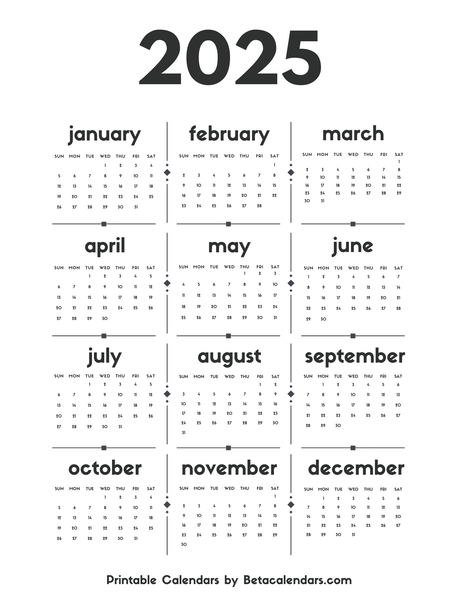 August 2025 Calendar Free Printable Pdf