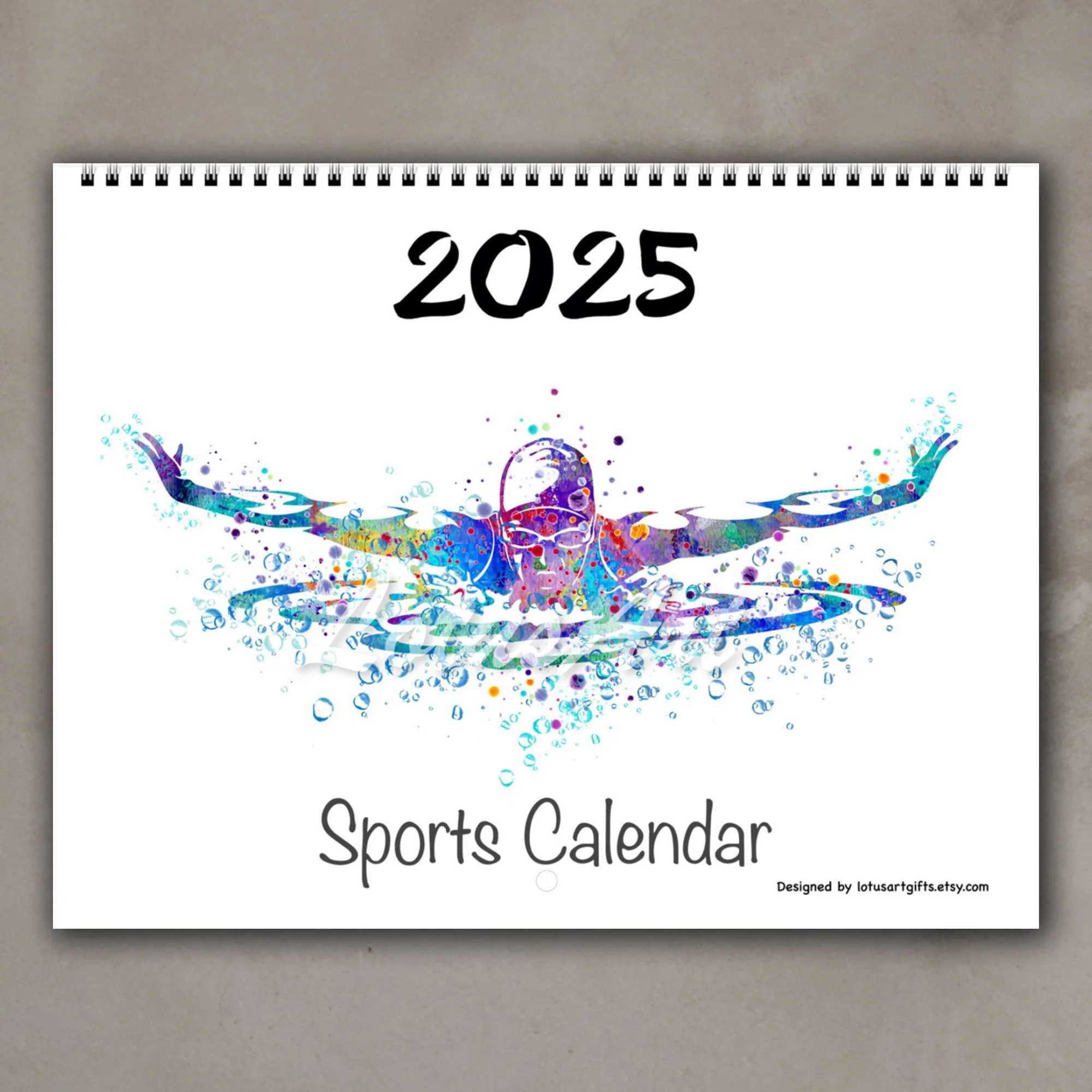 2025 Calendar Sports Watercolor Print Office Gift Kids Room Decor 12 Month Wall Calendar Etsy 2025 Calendar Sports Watercolor Print Office Gift Kids Room Decor 12 Month Wall Calendar Etsy