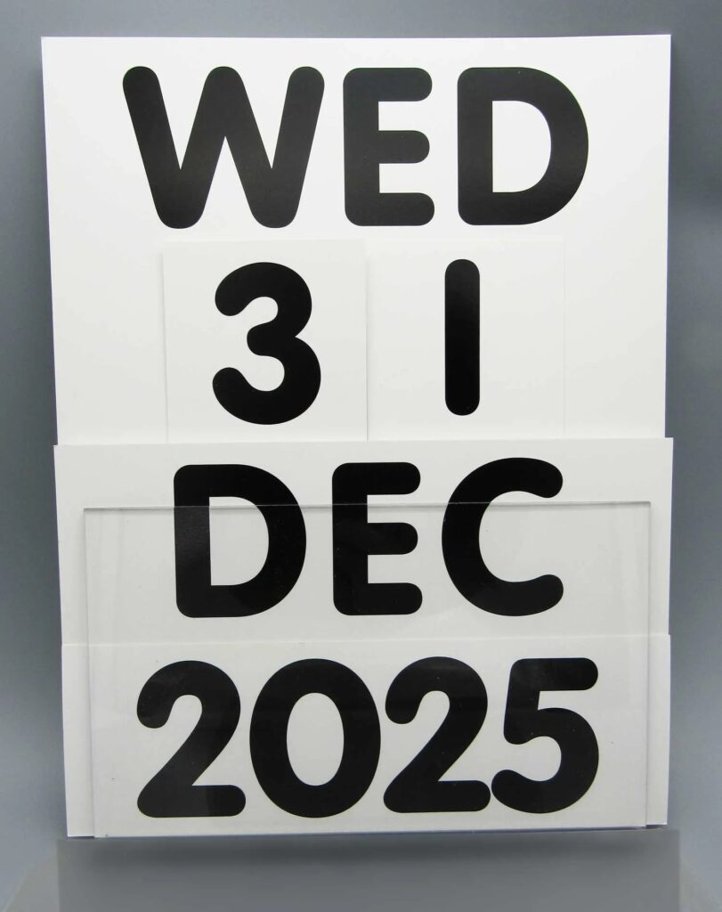 2025 Daily Wall Calendar See Calendar Large Type