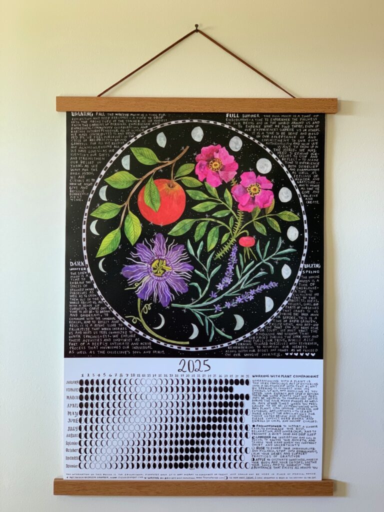 2025 Moon Calendar Thyme Herbal