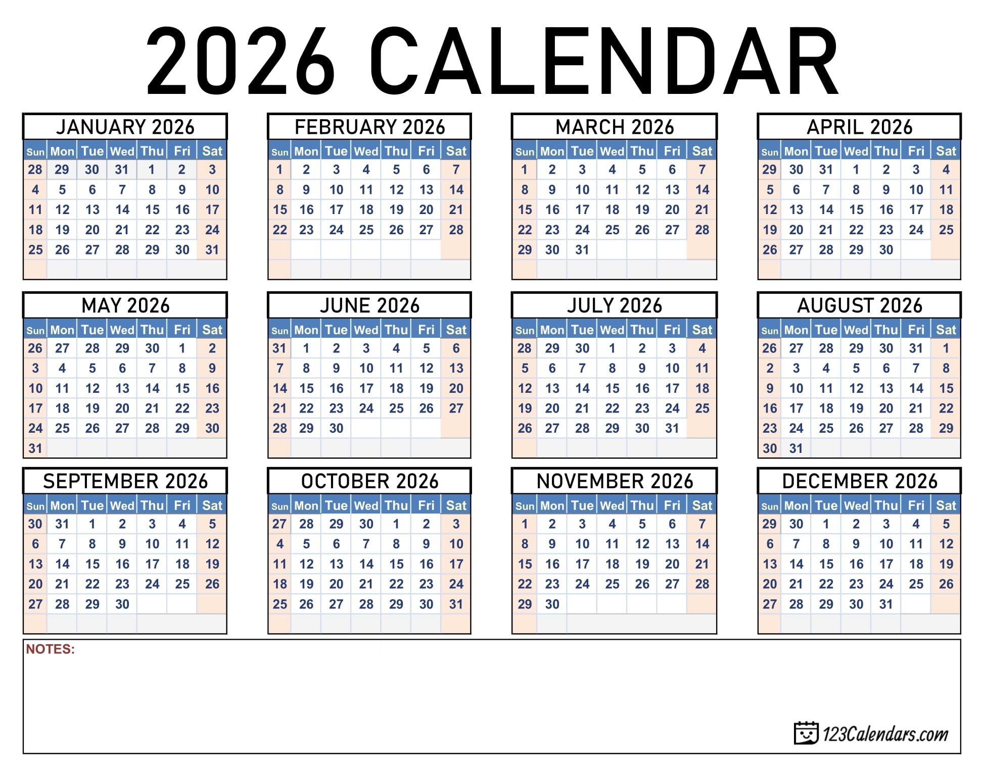 March 2026 Calendar Editable Pdf