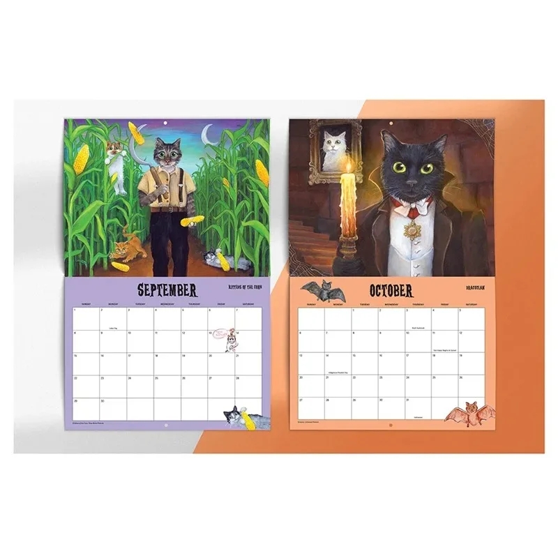 2025 Scaredy Cats Monthly Calendar Horror Movie Cat Parody 12 Month Wall Calendar For Office Home Planning Organizing AliExpress 2025 Scaredy Cats Monthly Calendar Horror Movie Cat Parody 12 Month Wall Calendar For Office Home Planning Organizing AliExpress