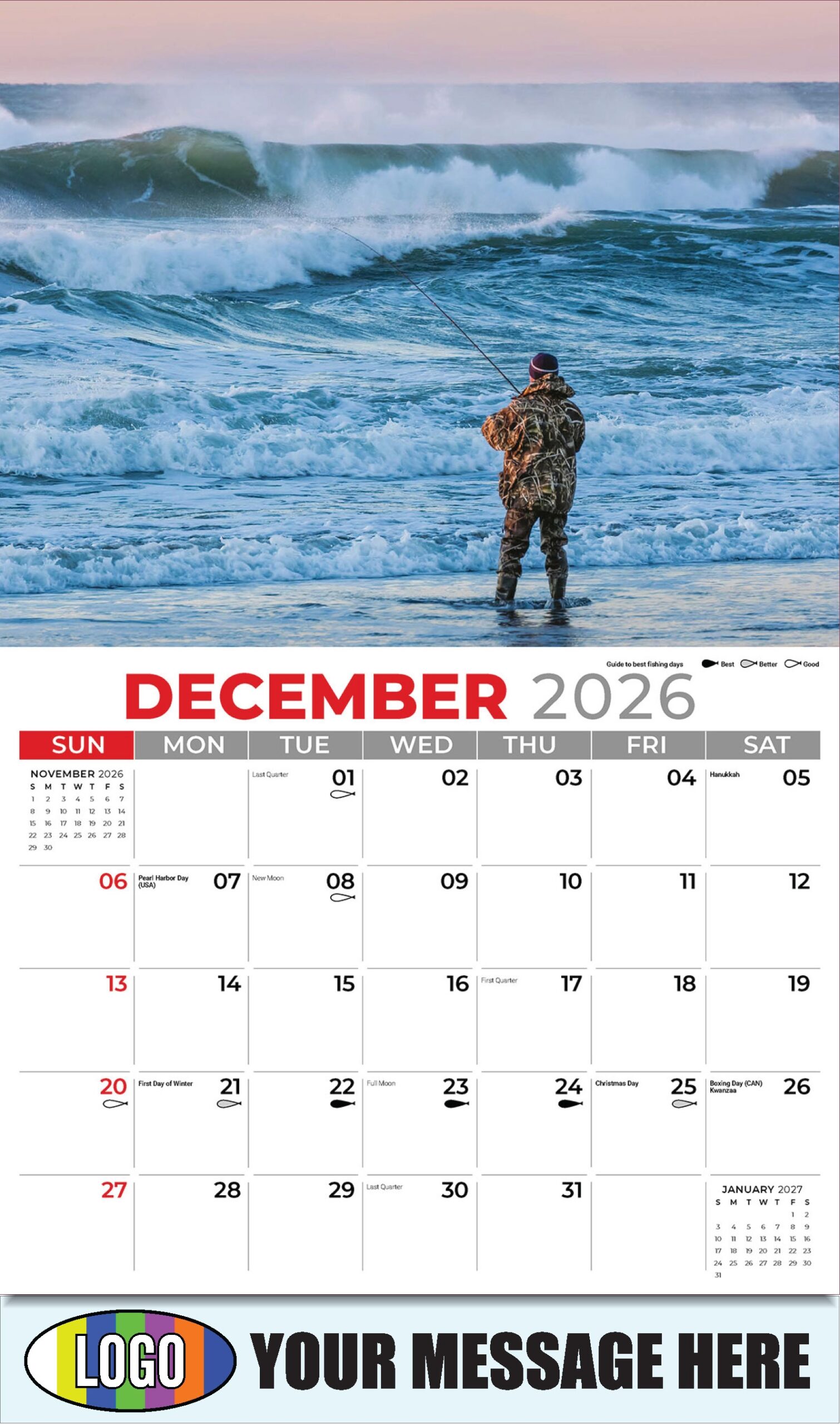 2026 Promotional Advertising Calendar Fishing And Hunting Low As 65 
