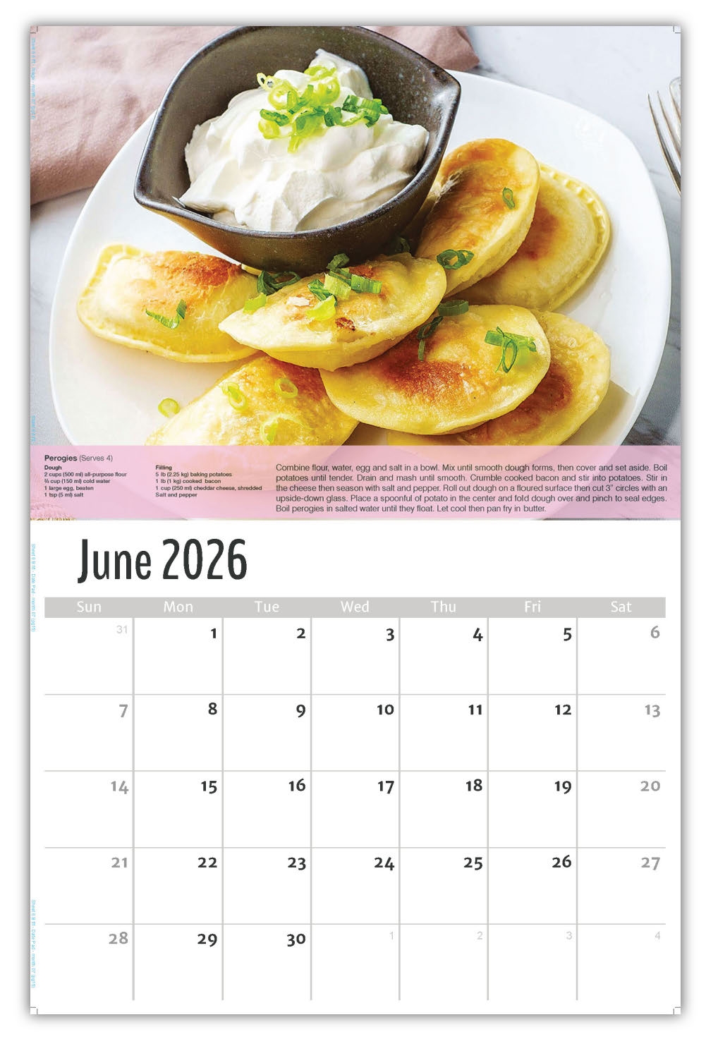 2026 Wall Calendar Recipes 2026 Wall Calendar Recipes