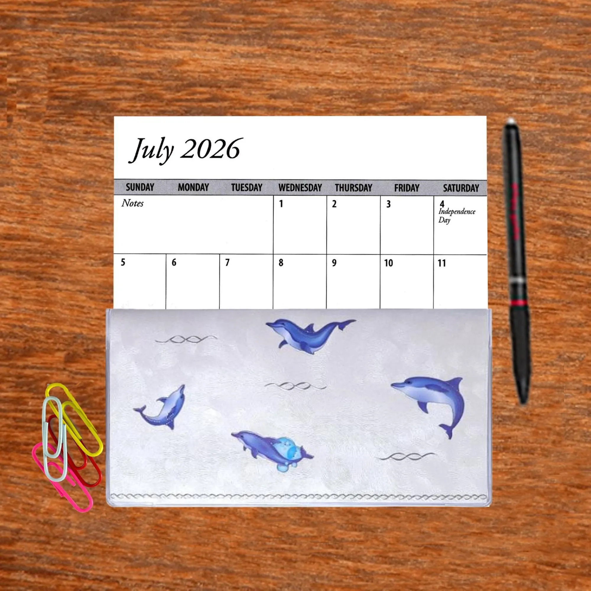 3 Full Years 2026 2027 2028 Pocket Calendar Choice Of Mermaid Planner Free Notepad Etsy