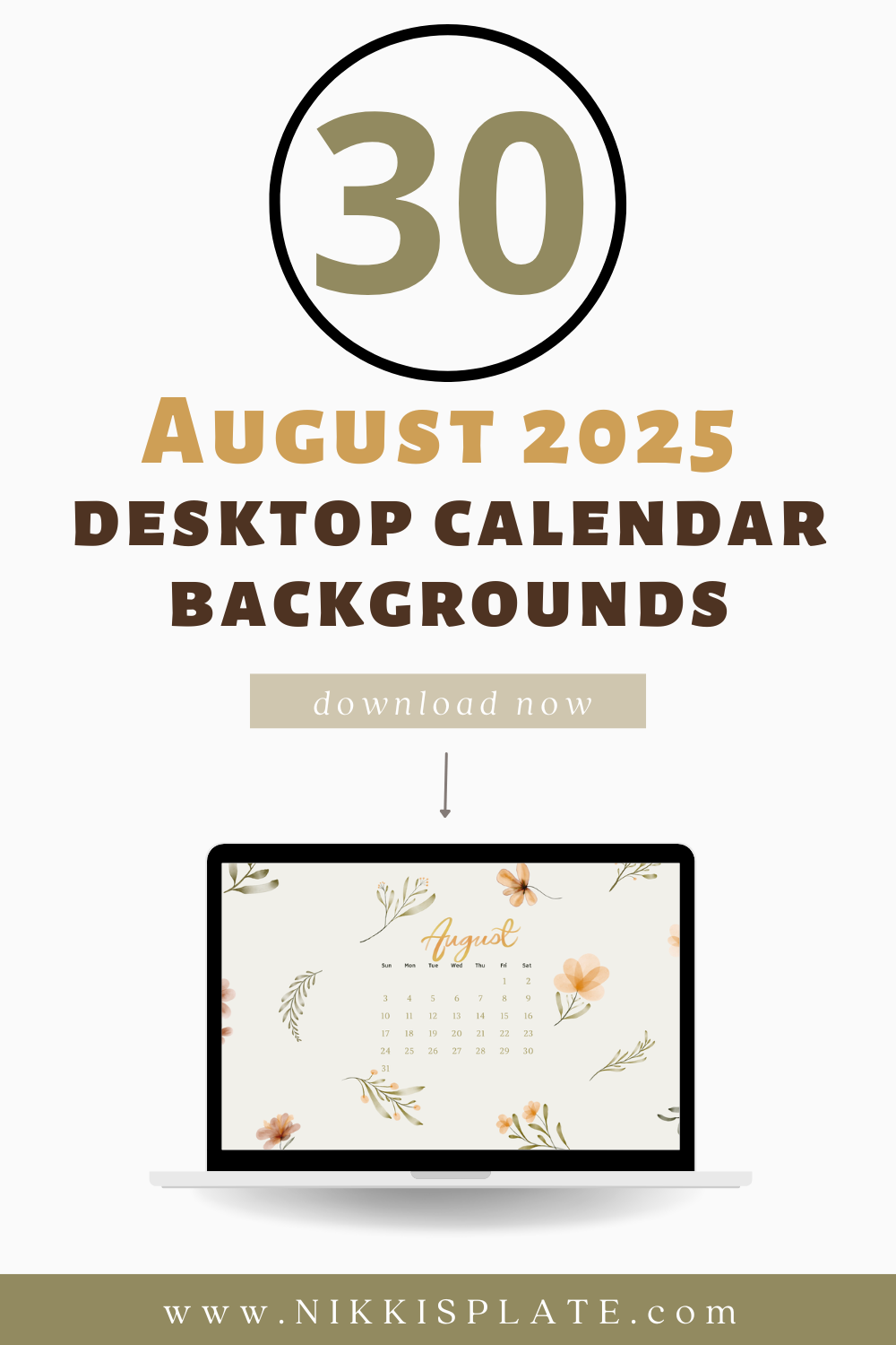 30 Free August 2025 Desktop Calendar Backgrounds EASY DOWNLOAD 