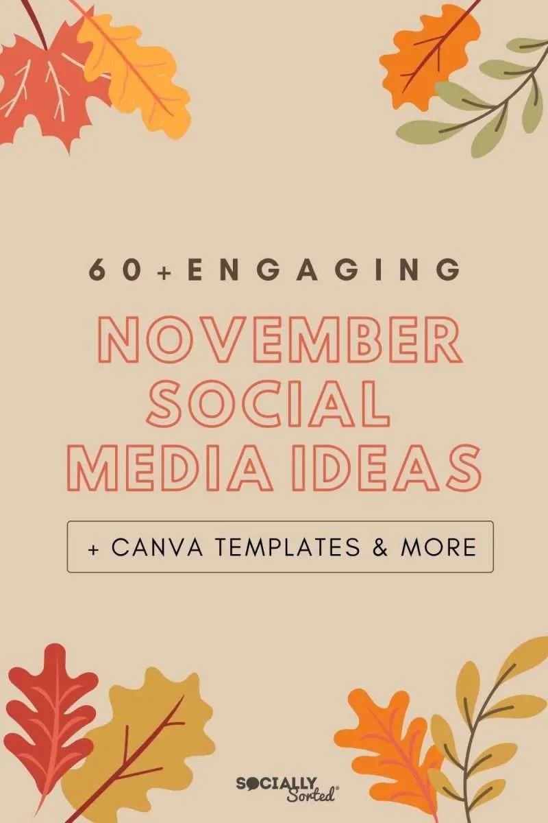 November 2025 Social Media Calendar