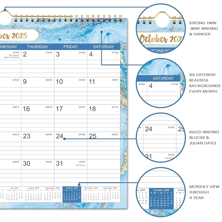 Amazon 2025 2026 Calendar 2025 2026 Wall Calendar With Julian Date Jul 2025 Dec 2026 Twin Wire Bound 14 76 x 11 6 Thick Paper Perfect For Organizing Planning 6 Different Background Patterns Office Products Amazon 2025 2026 Calendar 2025 2026 Wall Calendar With Julian Date Jul 2025 Dec 2026 Twin Wire Bound 14 76 x 11 6 Thick Paper Perfect For Organizing Planning 6 Different Background Patterns Office Products