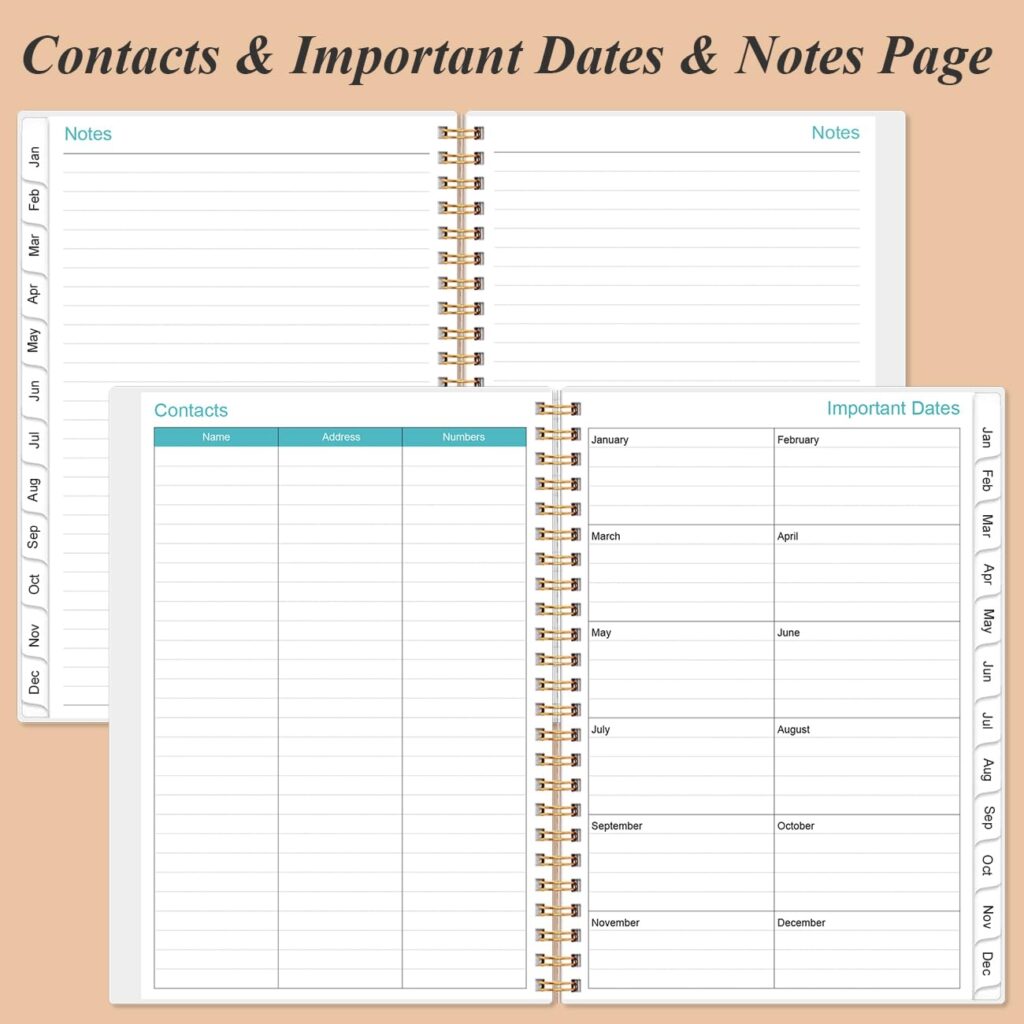 Amazon 2025 2026 Monthly Planner July 2025 December 2026 Two Pages Per Month 18 Monthly Calendar Planner With Tabs Strong Twin Wire Binding Inner Pocket 6 4 X 8 5 Rose Flowers Office Products
