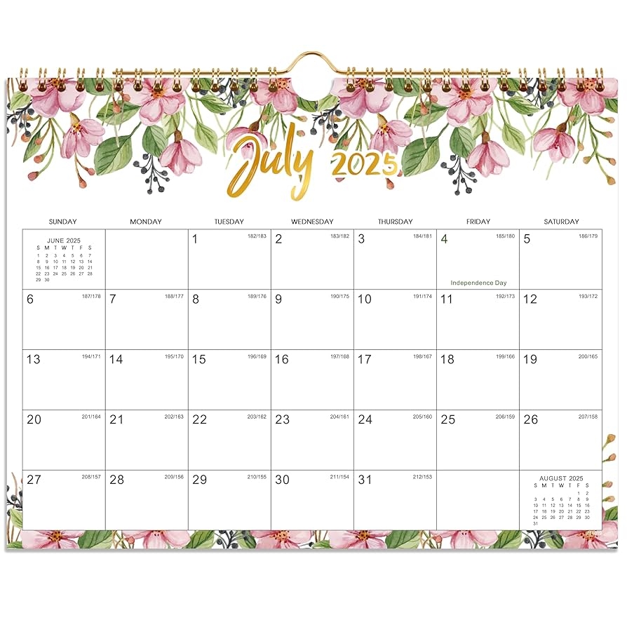 Amazon 2025 2026 Wall Calendar Jul 2025 Dec 2026 2025 2026 Calendar 18 Month Hanging Wall Calendar 2025 2026 11 X 8 5 Sturdy Spiral Binding Julian Dates Large Block Thick Paper Perfect For Organizing Office Products