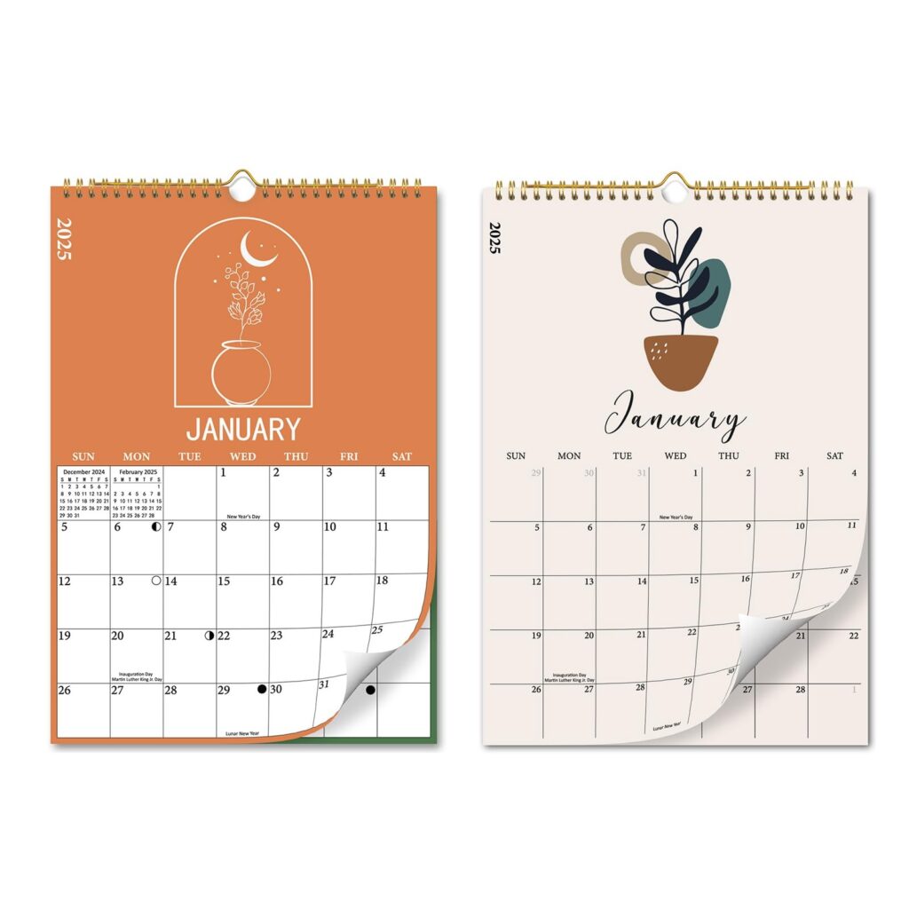 Amazon 2025 Calendar Boho Wall Calendar From January 2025 To December 2025 Office Products