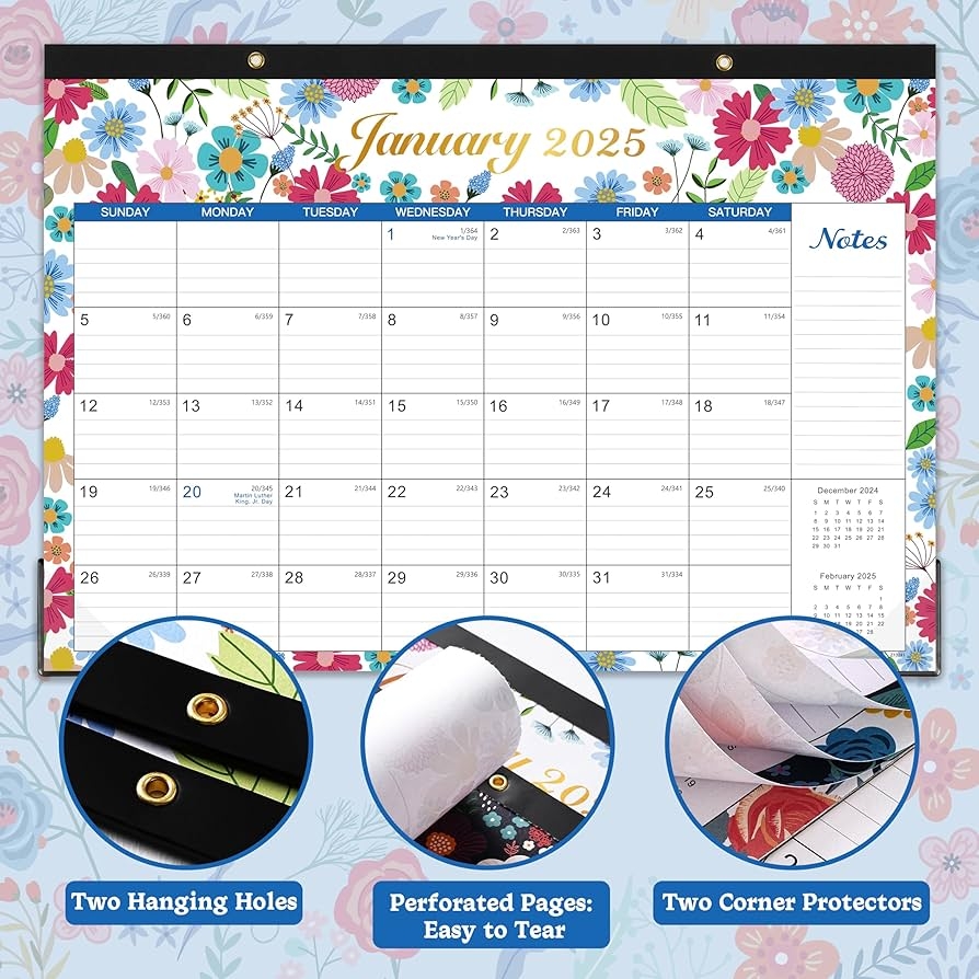 Daily Calendar December 2025