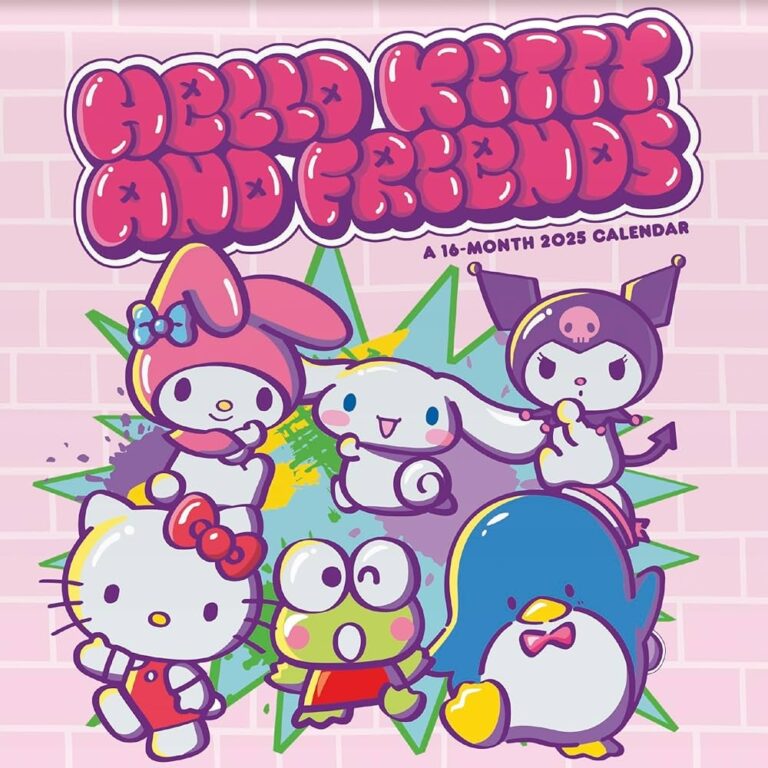Amazon 2025 Hello Kitty Mini Wall Calendar 9781438899749 Trends International Books