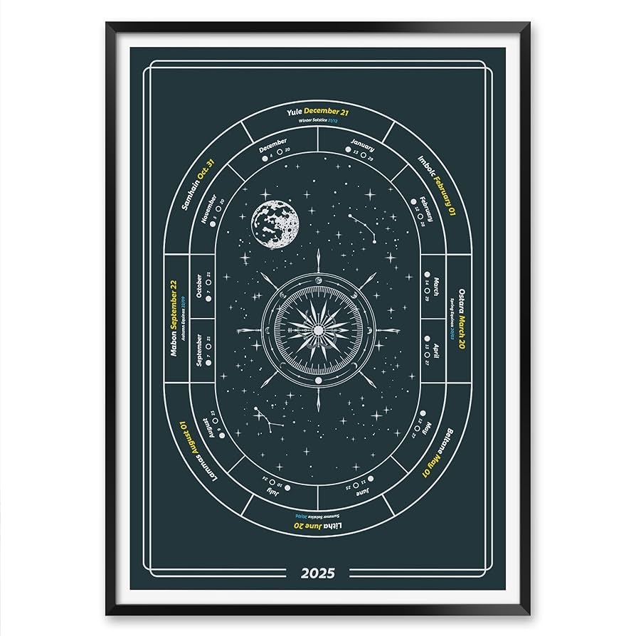 Amazon 2025 Pagan Holidays Calendar Annual Cycle Of Seasonal Festivals Interfaith Almanac Office Products