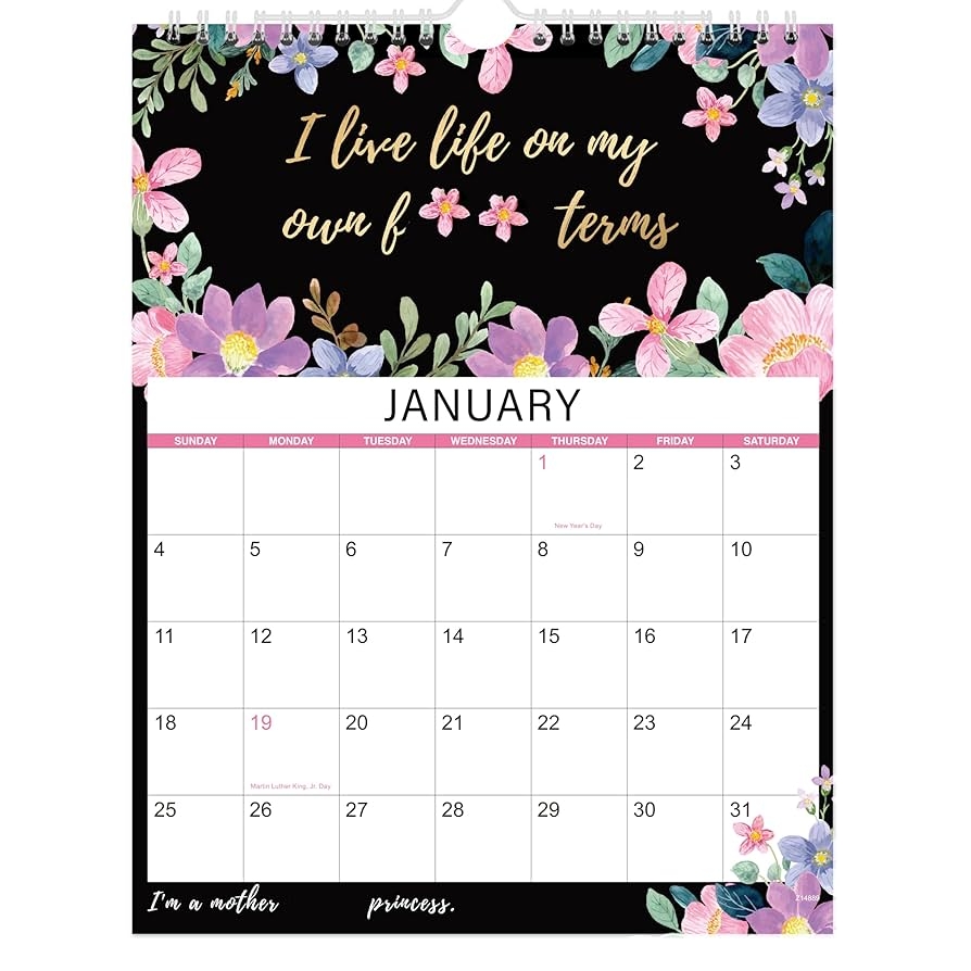 Amazon 2026 Calendar 2026 Calendar For Women 2026 Wall Calendar From January To December Funny Calnedar With Premium Paper 9 X 11 Gag Gifts Office Products