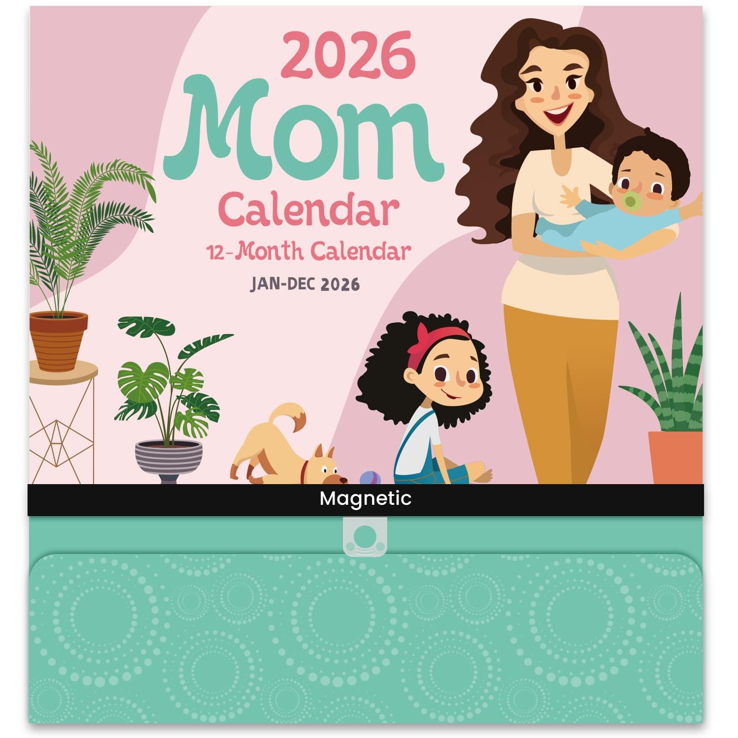 Amazon 2026 Calendar Mom Calendar 2026 Magnetic Calendars For Refrigerator Jan 2026 Dec 2026 11 81 x12 38 Family Calendars 2026 Fold out Wings Large Pocket Hanging Hook Office Products