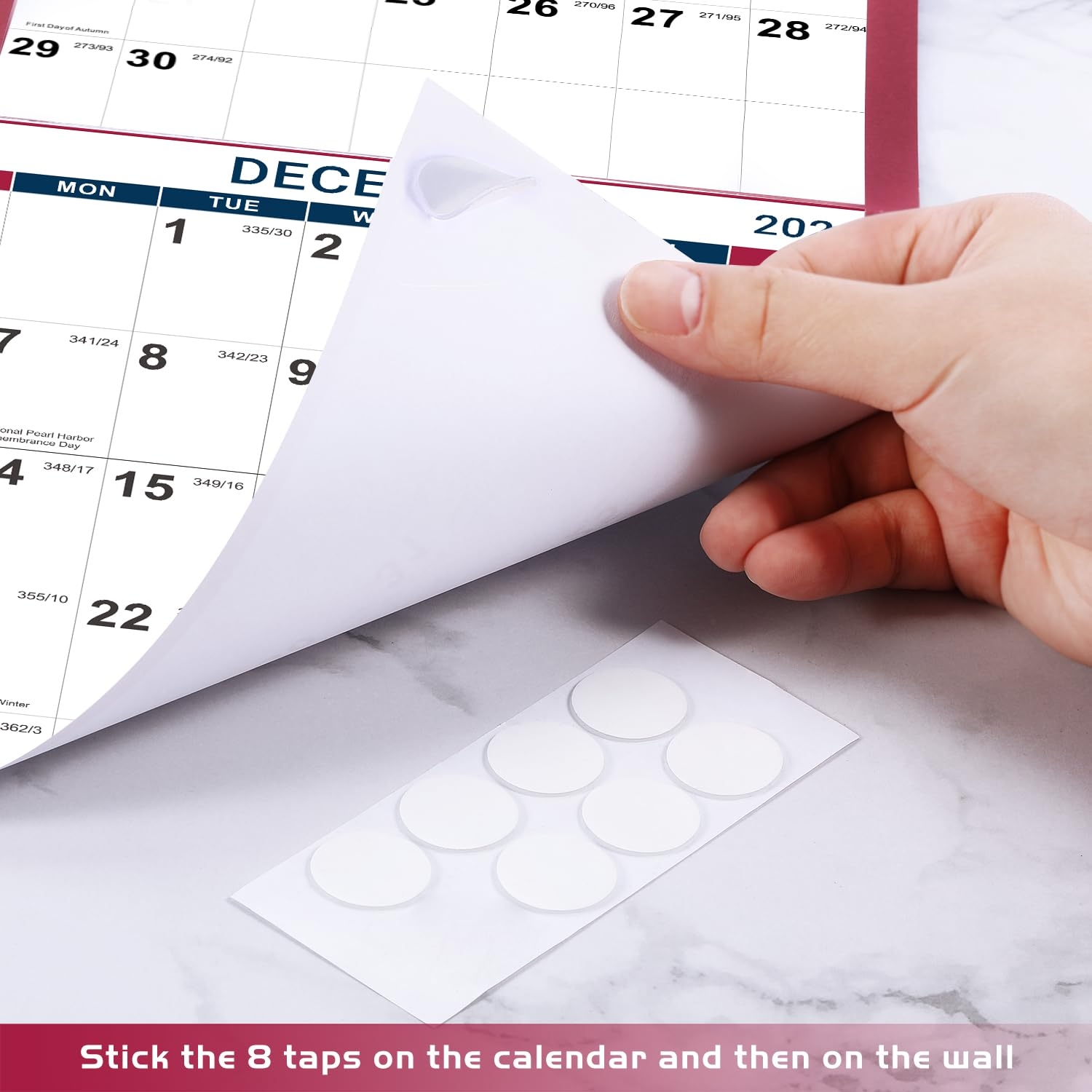 Amazon 2026 Yearly Wall Calendar 2026 Wall Calendar With Julian Date Jan 2026 Dec 2026 One Page For Organizing Premium Thick Paper Vertical Gift Pocket 34 8 X 22 8 Open Red Office Products