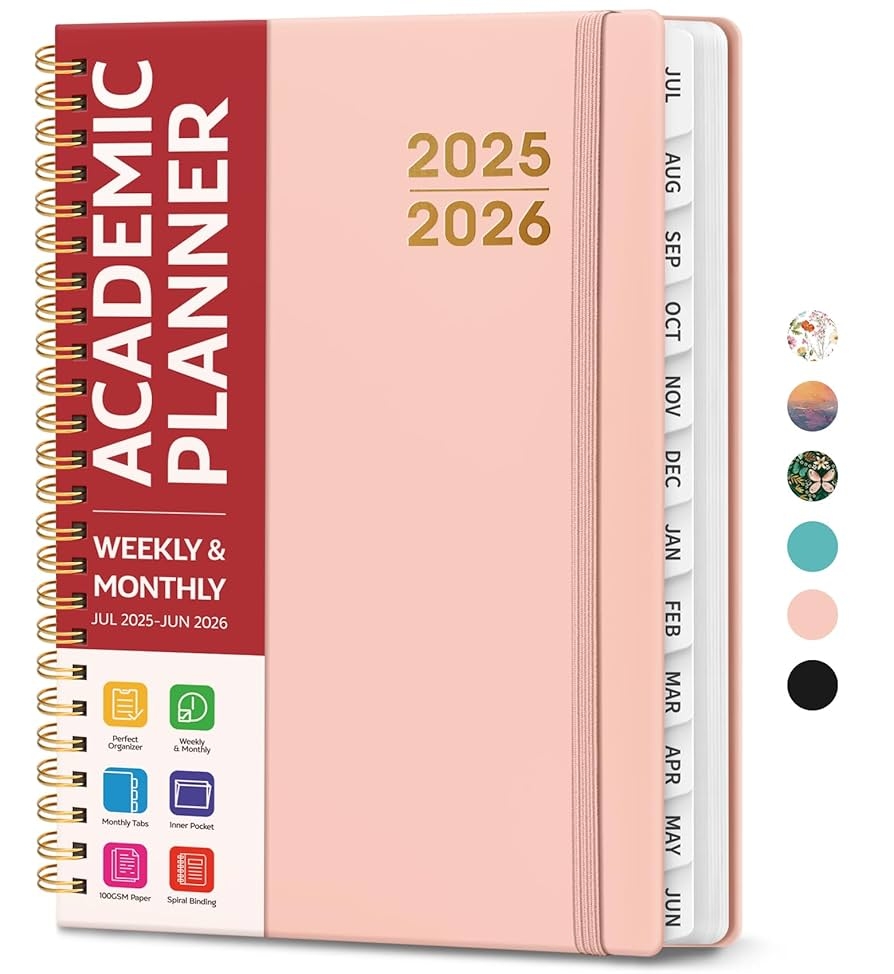Amazon Academic Planner 2025 2026 For Women Men Monthly And Weekly Calendar Planner Jul 2025 Jun 2026 A5 6 3 X 8 5 Teacher Student Planning Book With Tabs Ideal For Office