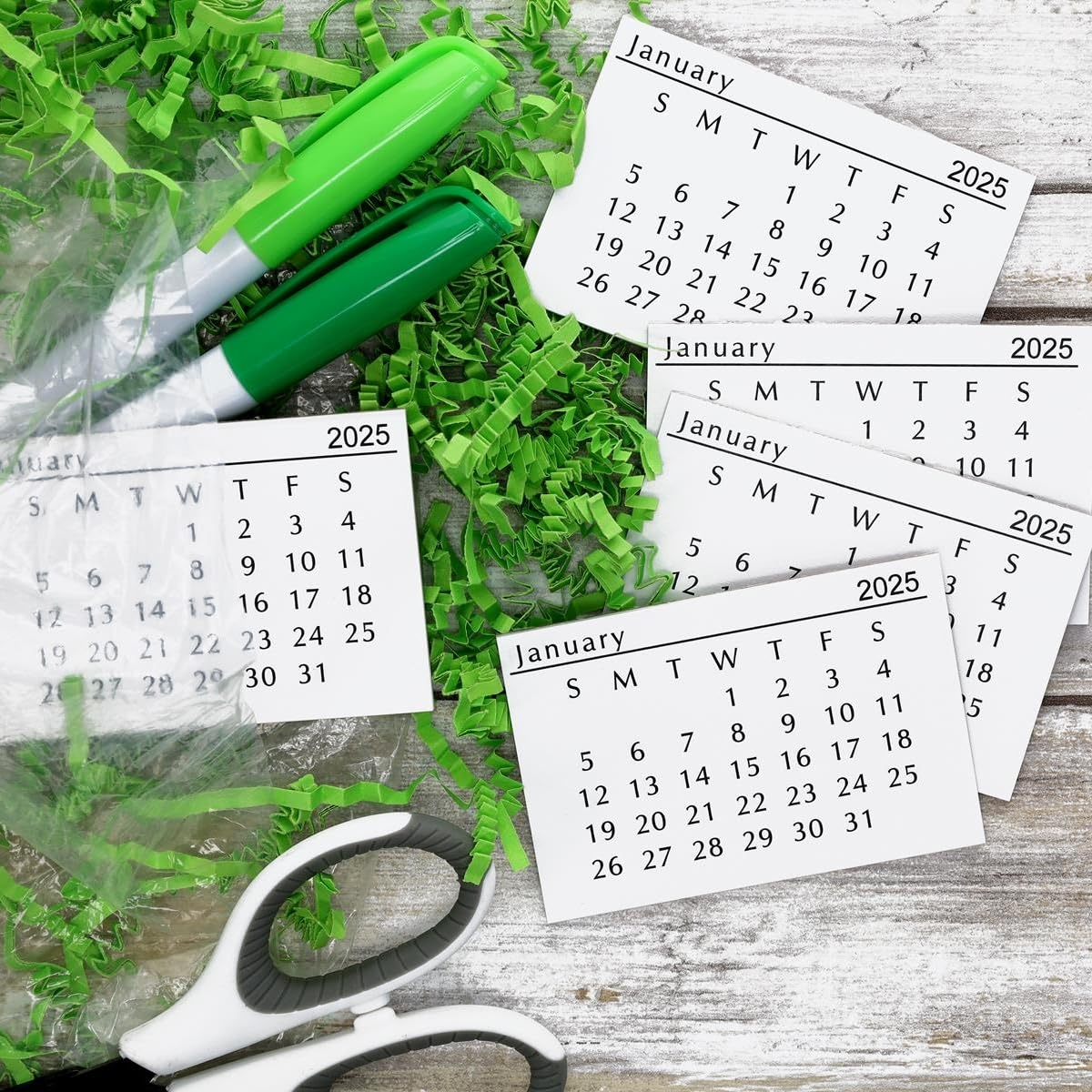 Amazon Accent Design Paper Accents Mini Calendar Tear Off 3x2 10 Sets Dated 2025 Small Calendar Compact 2025 Planner Mini Desk Calendar Office Products