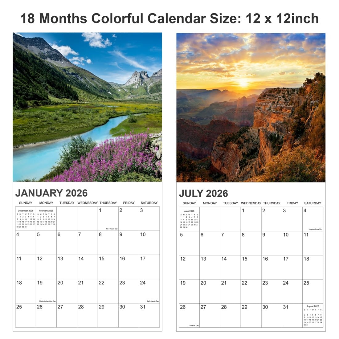 Amazon Calendar 2025 2026 National Parks Calendar 2025 2026 From July 2025 December 2026 12 X 24 Opened 18 Months Calendar Full Page Months Thick Sturdy Paper For Gift Perfect Organizing Planning Office Products Amazon Calendar 2025 2026 National Parks Calendar 2025 2026 From July 2025 December 2026 12 X 24 Opened 18 Months Calendar Full Page Months Thick Sturdy Paper For Gift Perfect Organizing Planning Office Products