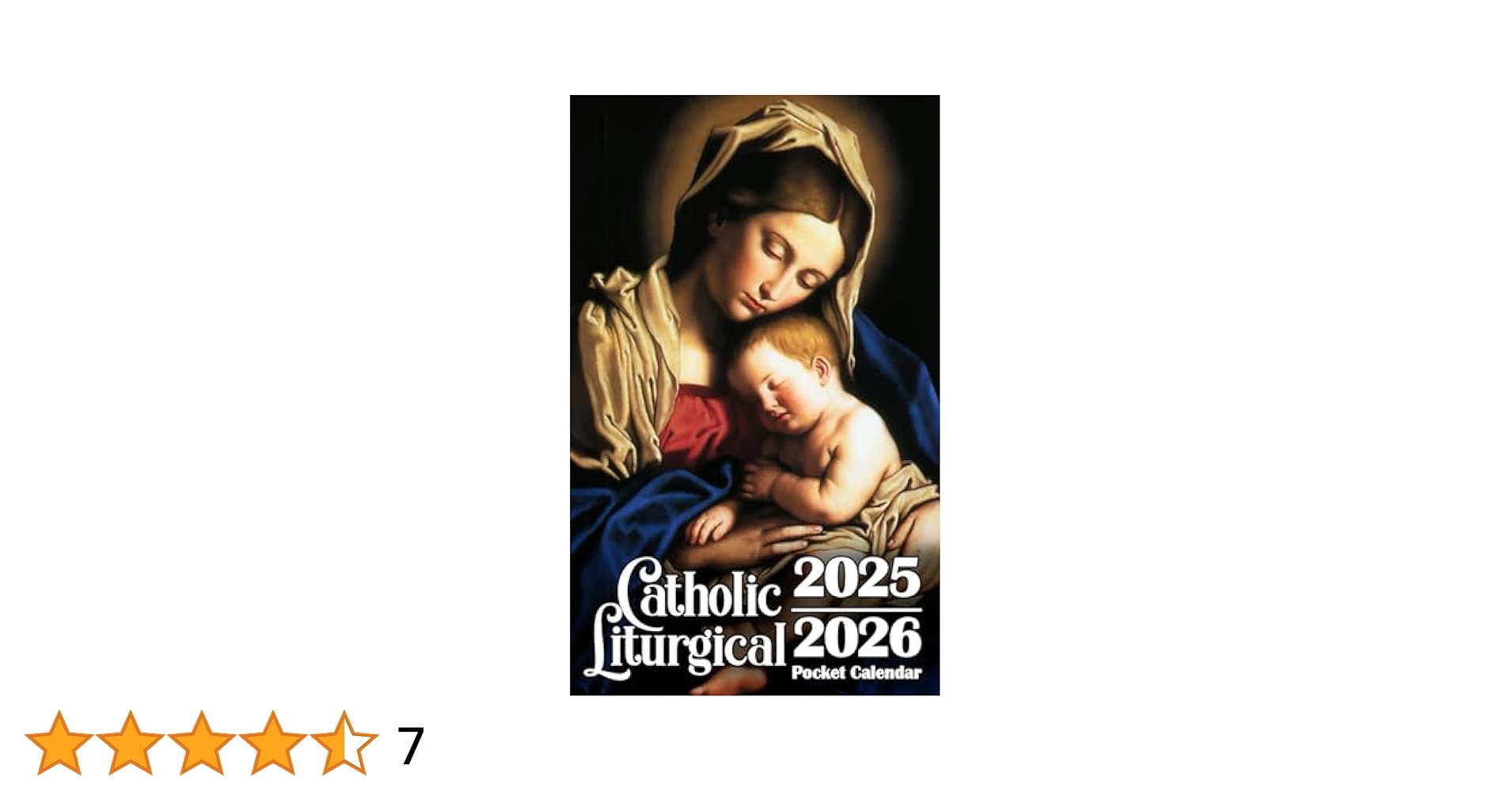 Amazon Catholic Liturgical Pocket Calendar 2025 2026 2 Years Planner For Purse Small Size Monthly Small Organizer 4 X 6 5 Inches Mary Mother Of God Design With Inspirational Quotes Oliver Chavez Books