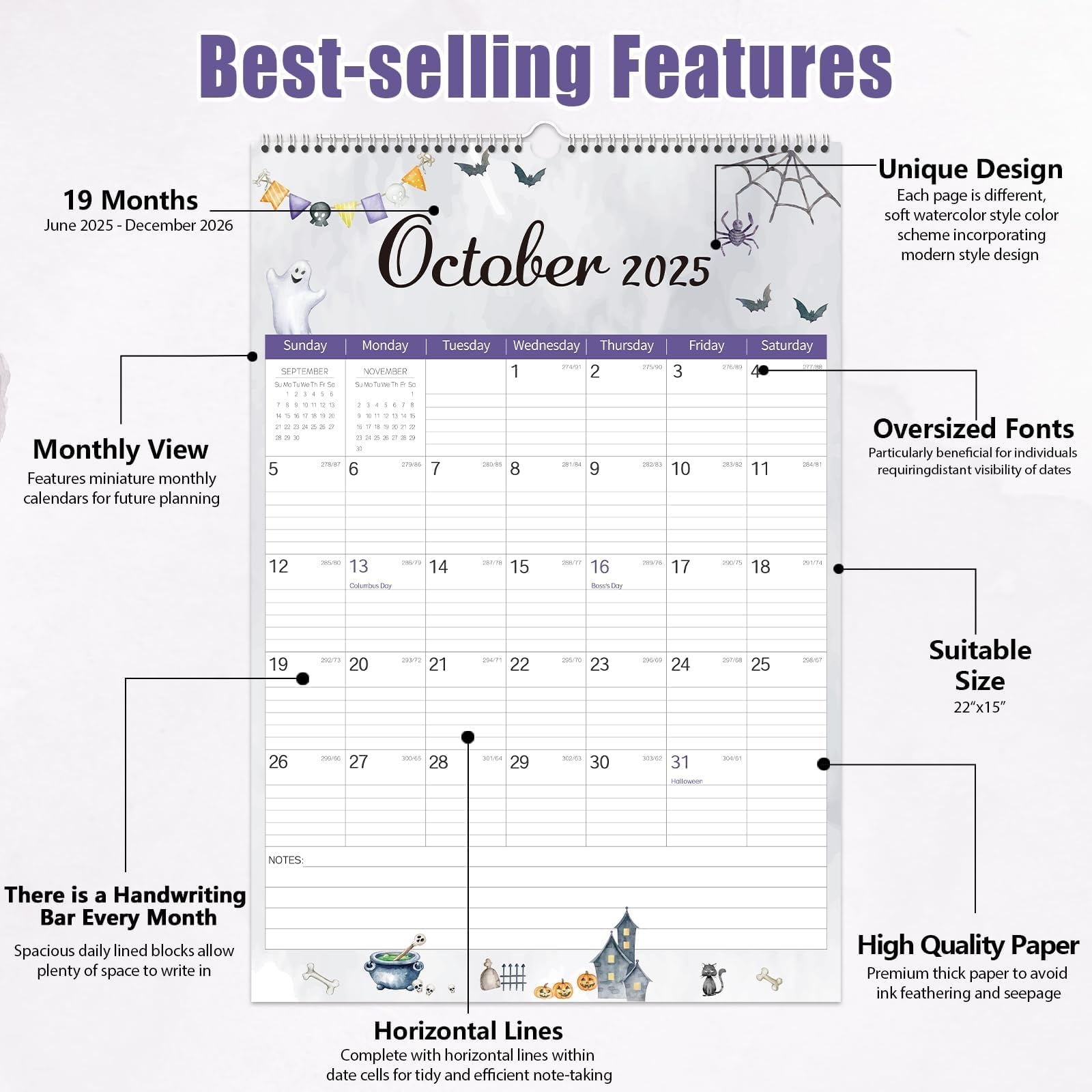 Amazon GuassLee Large Wall Calendar 2025 2026 22 x15 Vertical Wall Calendar 2025 Jun 2025 To Dec 2026 19 Month Paper Hanging Planner Wall With Julian Date For Office Home Planning Organizing Office Products Amazon GuassLee Large Wall Calendar 2025 2026 22 x15 Vertical Wall Calendar 2025 Jun 2025 To Dec 2026 19 Month Paper Hanging Planner Wall With Julian Date For Office Home Planning Organizing Office Products