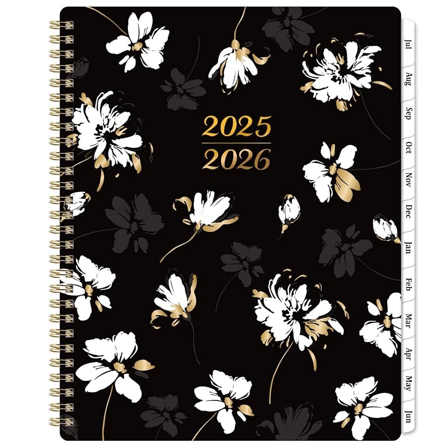 Amazon Planner 2025 2026 Weekly Monthly Planner From July 2025 June 2026 Academic Calendar Planners 2025 2026 With To Do List Tabs Floral Cover Office Products
