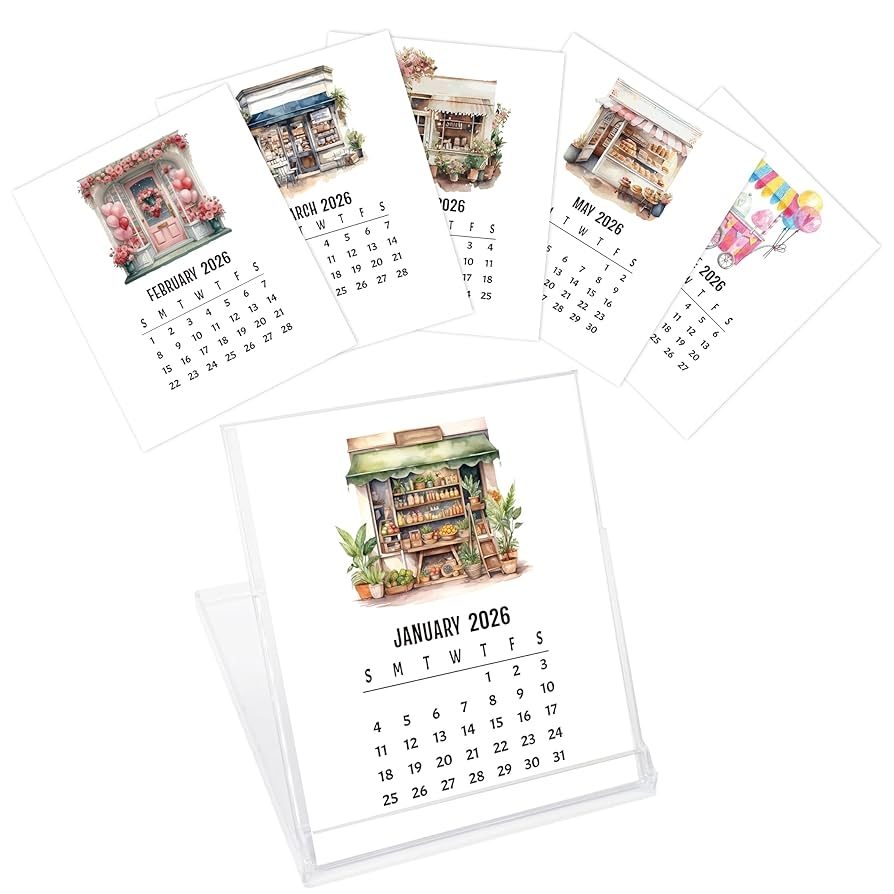Amazon Small Desk Calendar 2026 January 2026 To December 2026 Watercolor Monthly Calendar Desk Calendar With CD Case Stand Office Decor Christmas Gifts For Friends Coworkers 04 Office Products Amazon Small Desk Calendar 2026 January 2026 To December 2026 Watercolor Monthly Calendar Desk Calendar With CD Case Stand Office Decor Christmas Gifts For Friends Coworkers 04 Office Products