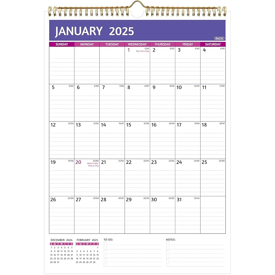 Amazon Wall Calendar 2025 2026 Calendar 2025 2026 Wall 18 Monthly Calendar Jan 2025 Jun 2026 12 X 17 In With Large Blocks Thick Paper Holidays To do Notes Great For Organizing Office Products