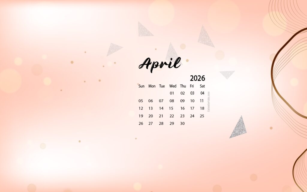 April 2026 Desktop Wallpaper Calendar CalendarLabs