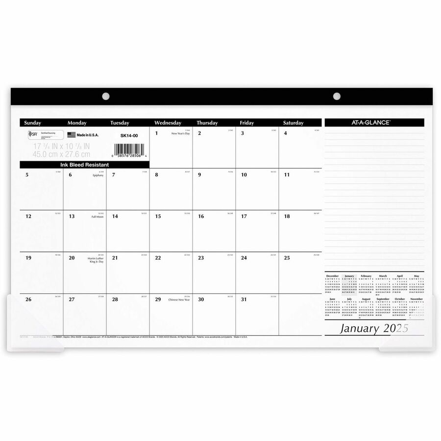 At A Glance Desk Pad Calendar Julian Dates Monthly 12 Month January 2026 To December 2026 1 Month Single Page Layout 17 3 4 X 11 Sheet Size At A Glance Desk Pad Calendar Julian Dates Monthly 12 Month January 2026 To December 2026 1 Month Single Page Layout 17 3 4 X 11 Sheet Size