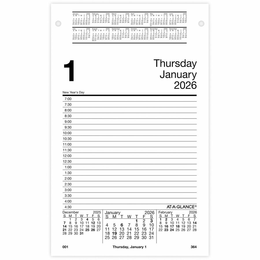 7 Calendar January 2026