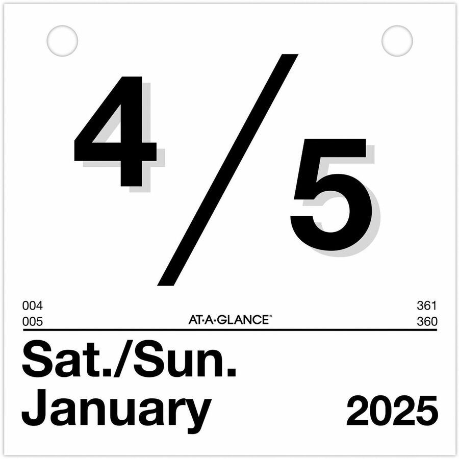 At A Glance Today Is Wall Calendar Refill Julian Dates Daily 1 Year January 2026 To December 2026 1 Day Single Page Layout 6 X 6 Sheet Size White Paper 1 Each At A Glance Today Is Wall Calendar Refill Julian Dates Daily 1 Year January 2026 To December 2026 1 Day Single Page Layout 6 X 6 Sheet Size White Paper 1 Each