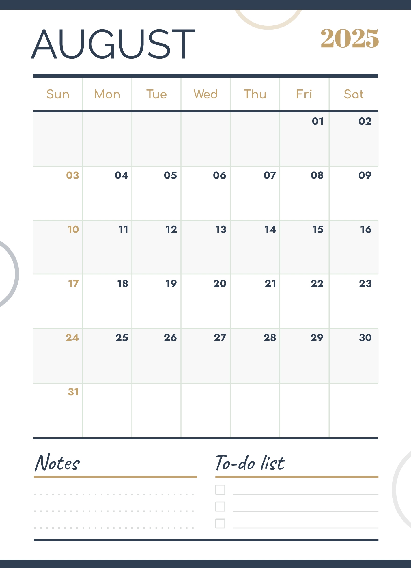 August 2025 Printable Calendar With Holidays