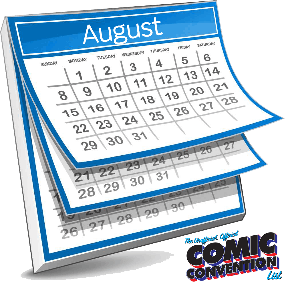August 2025 Comic Show Convention List