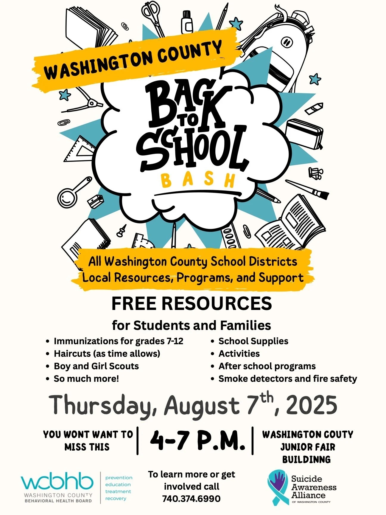 Back To School Bash Washington County Sheriff s Office Ohio