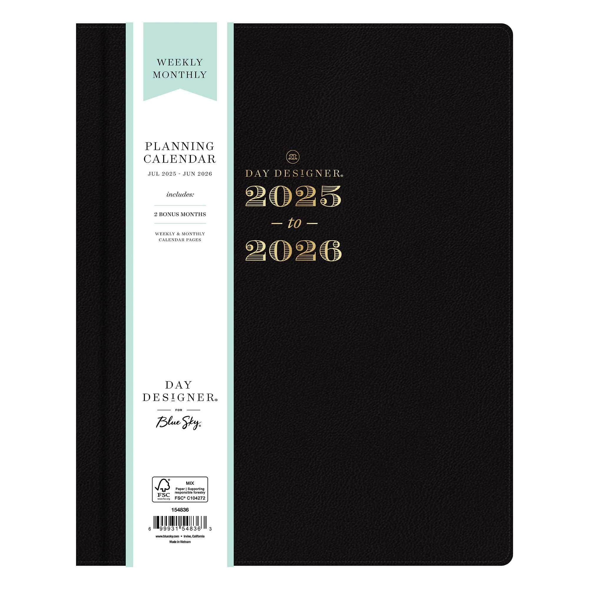 Blue Sky Day Designer 2025 2026 Academic Year Weekly And Monthly Planner Calendar July 2025 June 2026 12 Month 8 X 10 Faux Leather Cover Bookbound Black Walmart Business Supplies Blue Sky Day Designer 2025 2026 Academic Year Weekly And Monthly Planner Calendar July 2025 June 2026 12 Month 8 X 10 Faux Leather Cover Bookbound Black Walmart Business Supplies