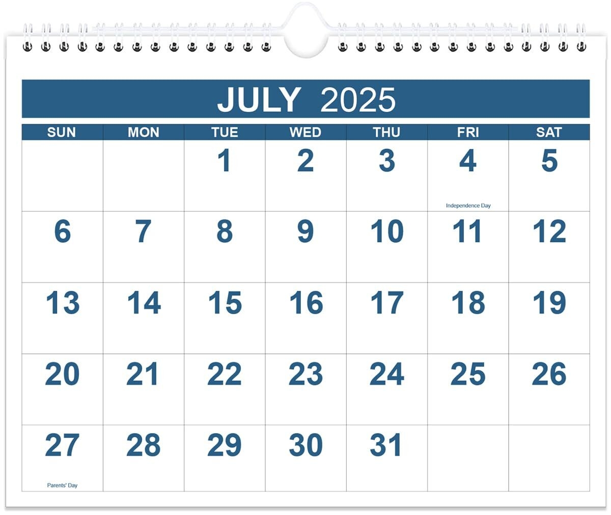 Calendar 2025 2026 Wall 8 5x11 Blue July 2025 December 2026 Thick Paper EBay Calendar 2025 2026 Wall 8 5x11 Blue July 2025 December 2026 Thick Paper EBay