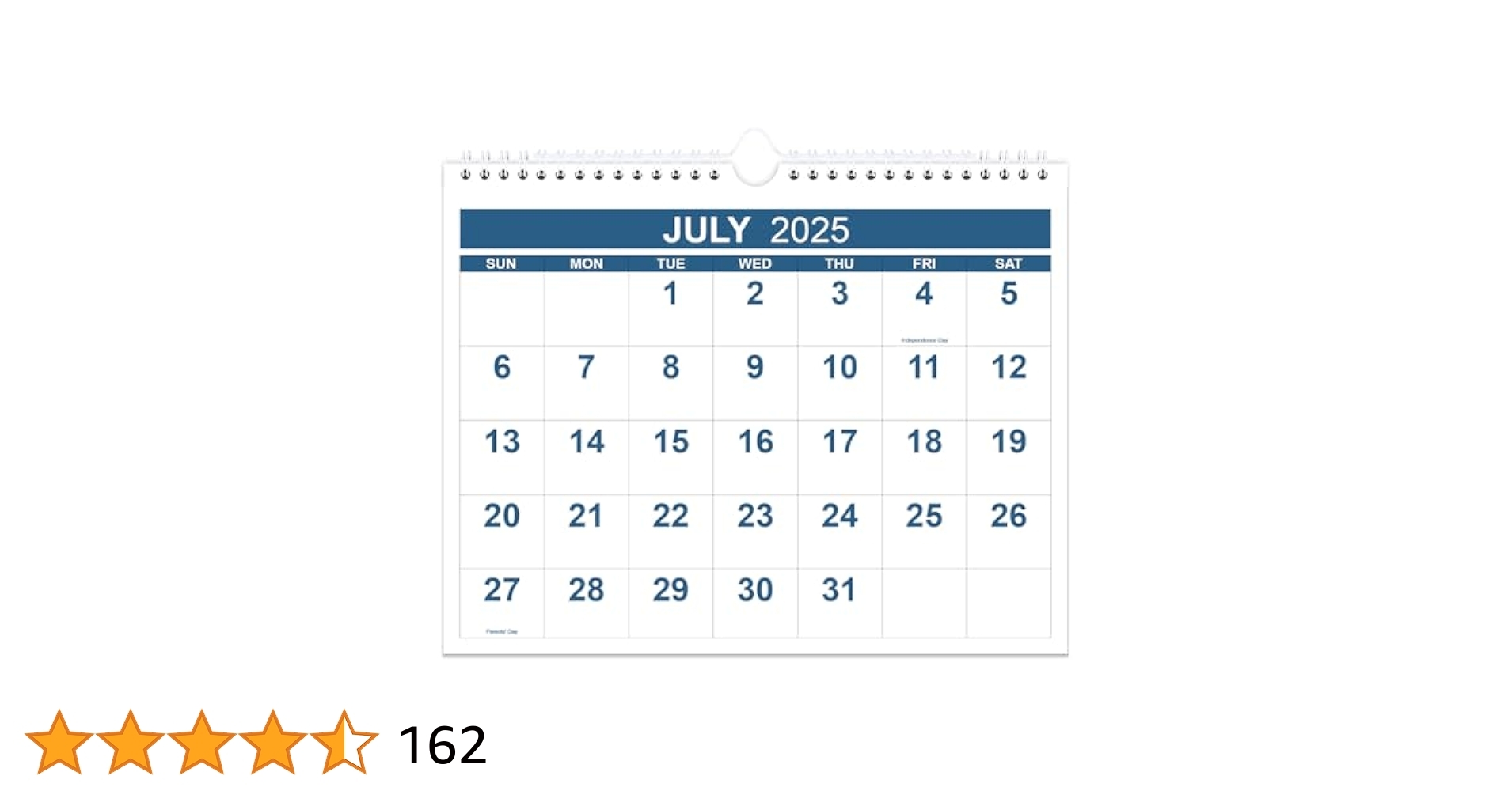 Calendar 2025 2026 Wall Calendar From July 2025 To December 2026 2025 2026 Calendar With Thick Paper 8 5 X 11 Blue Office Products Amazon