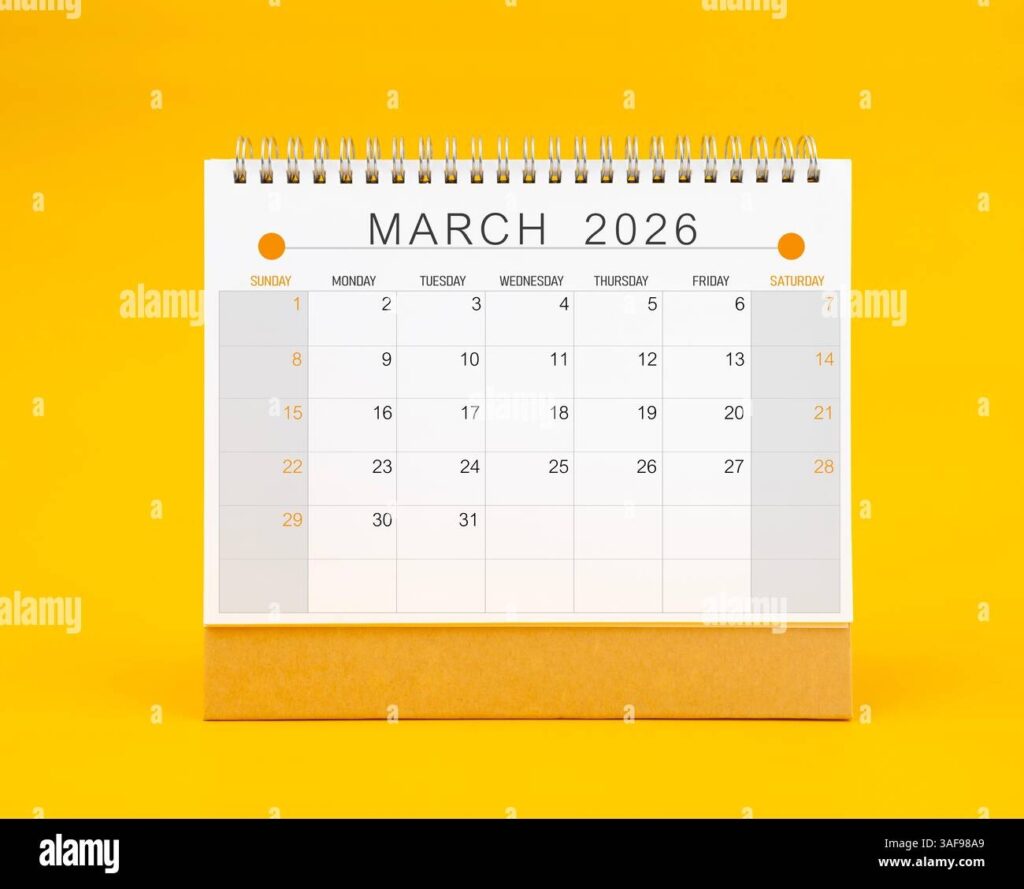Calendar 2026 Hi res Stock Photography And Images Page 3 Alamy