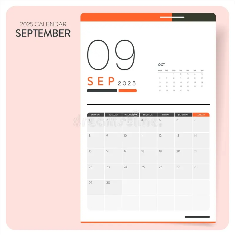 Calendar September Stock Illustrations 51 752 Calendar September Stock Illustrations Vectors Clipart Dreamstime