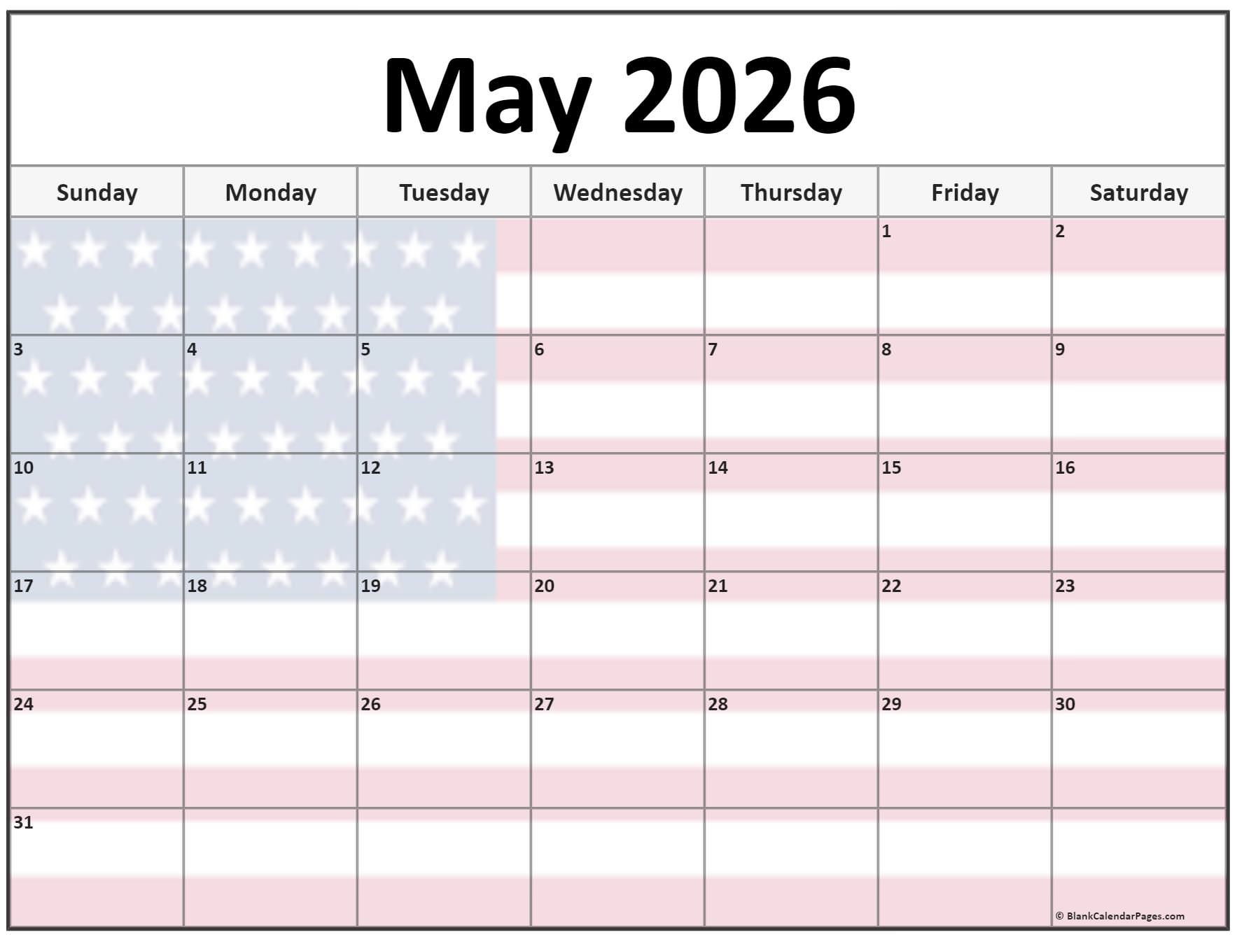 May National Day Calendar 2026