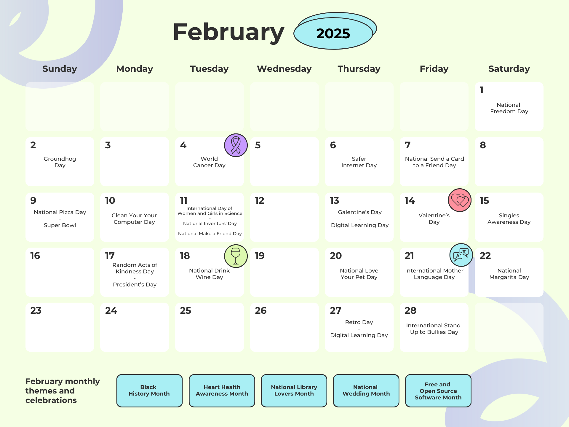 Complete 2025 Social Media Holidays Calendar 250 Dates Complete 2025 Social Media Holidays Calendar 250 Dates