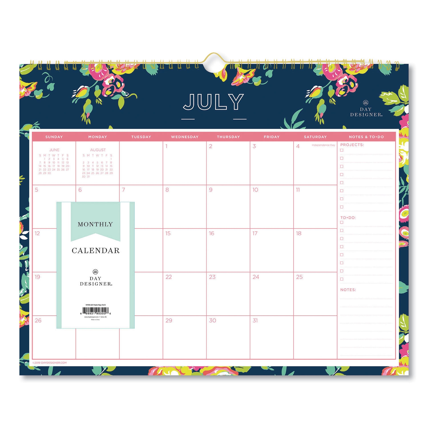 Day Designer Peyton Academic Wall Calendar Floral Artwork 15 X 12 White Navy Sheets 12 Month July To June 2025 To 2026 ASP LLC Day Designer Peyton Academic Wall Calendar Floral Artwork 15 X 12 White Navy Sheets 12 Month July To June 2025 To 2026 ASP LLC