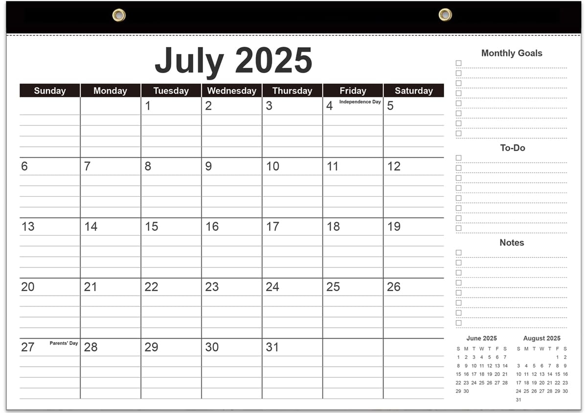 Desk Calendar 2025 2026 18 Months Calendar From July 2025 To December 2026 EBay
