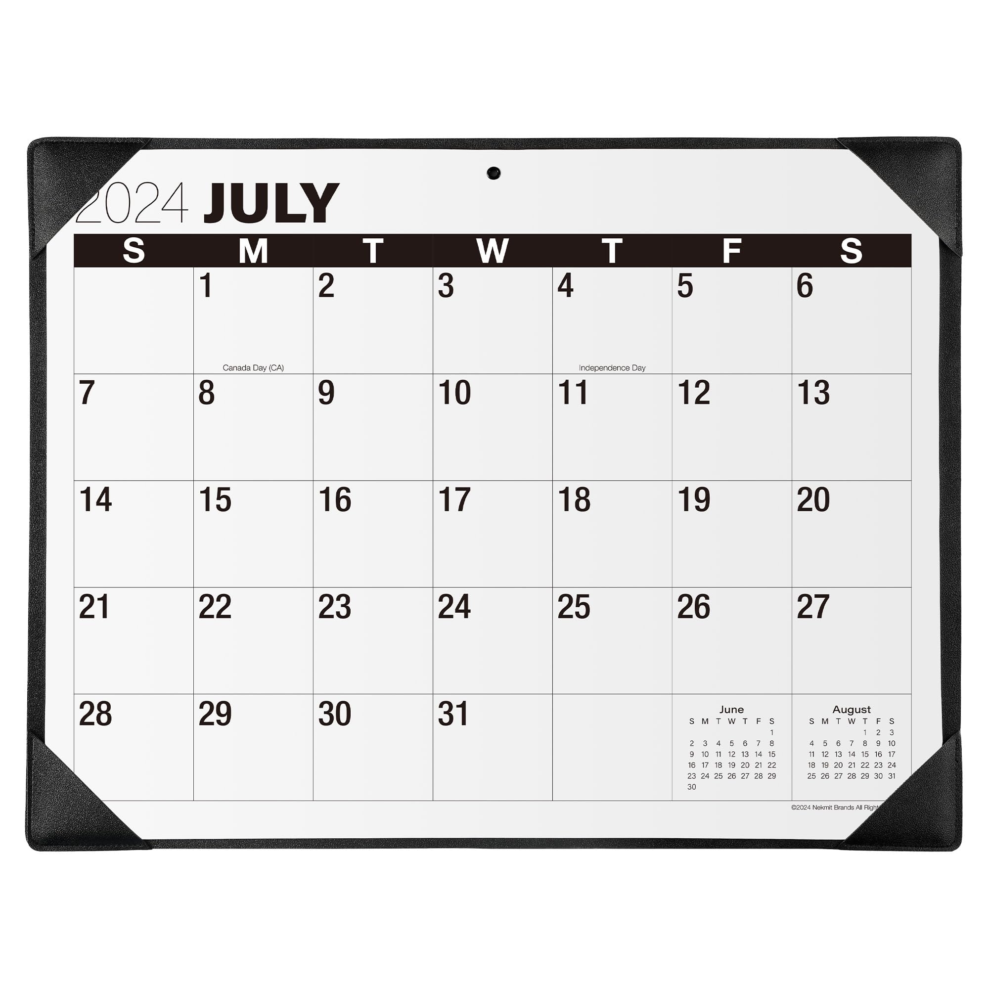 Desk Calendar July 2024 2025 Large Print Desk Calendar 2024 2025 With Desktop EBay