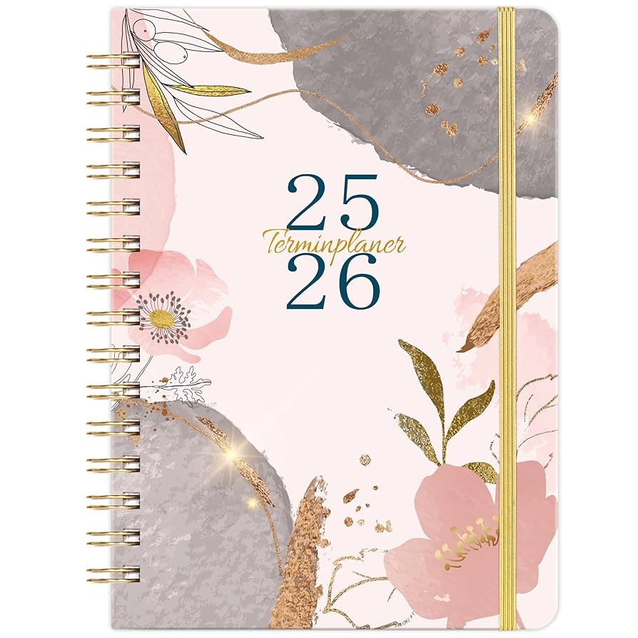 Diary 2025 2026 Calendar 2025 2026 From August 2025 To July 2026 Weekly Planner 2025 2026 A5 With Inner Pocket Elastic Closure Appointment Calendar 2025 2026 Book Calendar Lemonade Rose Amazon de Stationery Office Supplies