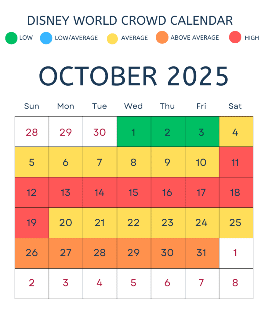 Disney World Crowd Calendar 2025 Disney World Crowd Calendar 2025